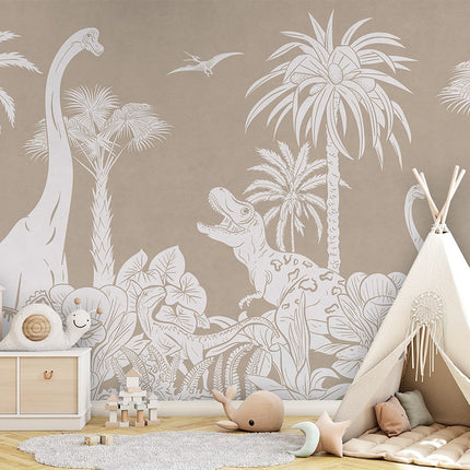 Monochrome Dino - Brown