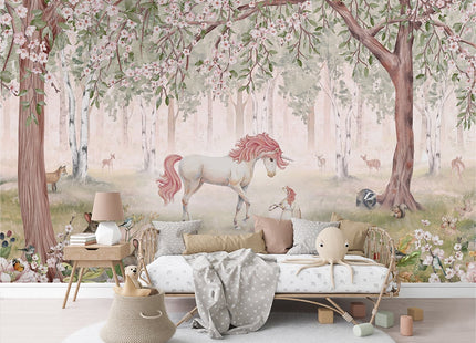 Belle Unicorn Forest Green