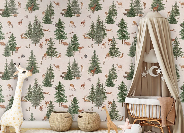 Pine Forest - White