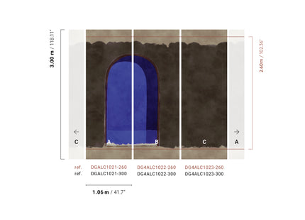 Alcove Indigo DGALC1023-260
