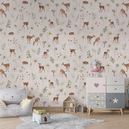 Dancing Deer - White