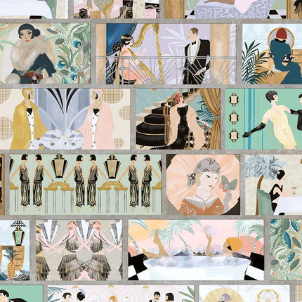 Muster Charleston Tower Pastel Multi BMHD002/01A