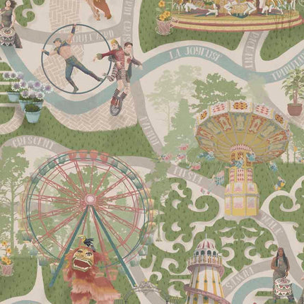 Muster Carnival Map Grass Green BMCF003/03B