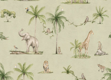 Muster 50 x 50 cm von Joyful Jungle - Green