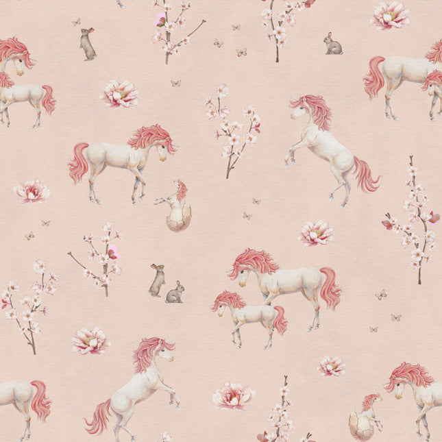 Muster 50 x 50 cm von Unique Unicorn - Pink