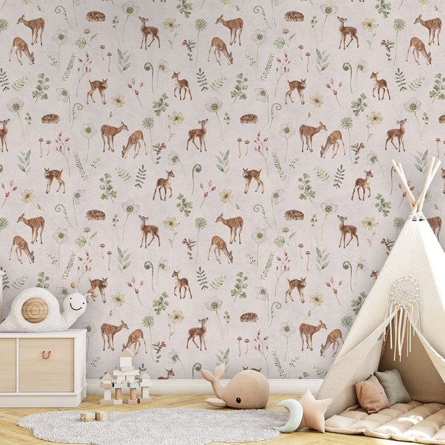 Dancing Deer - White