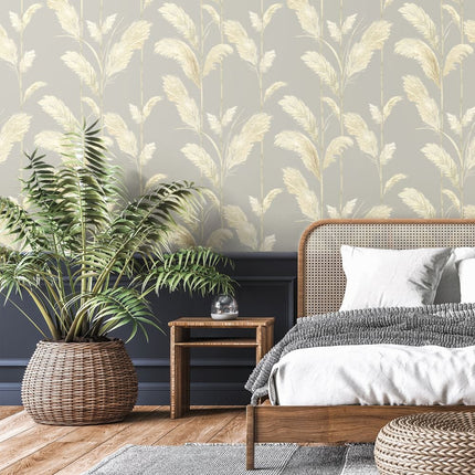 Pampas Grass Neutral Grey BMTD001/10B