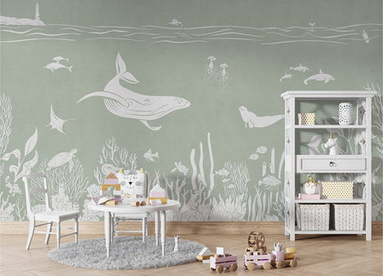 Monochrome Sea - Green