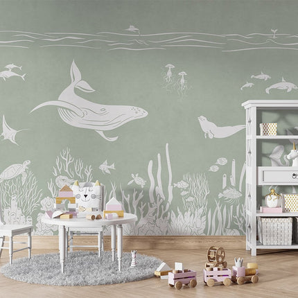 Monochrome Sea - Green