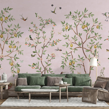 Lemon Tree Chinoiserie pink 2015