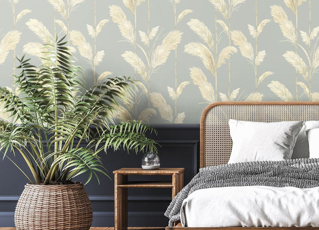 Pampas Grass Cornflower Blue BMTD001/10A