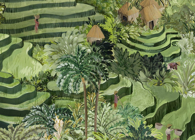 Rice Terrace Grass Green BMTD001/17B