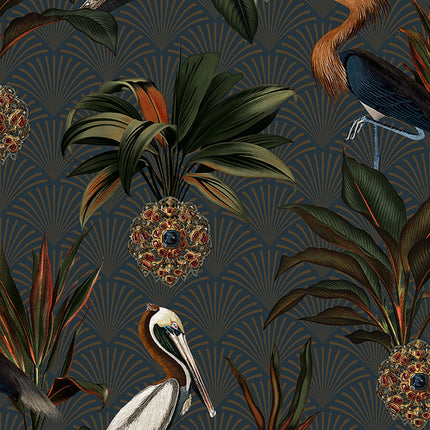 Muster Sapphire Birds 2279