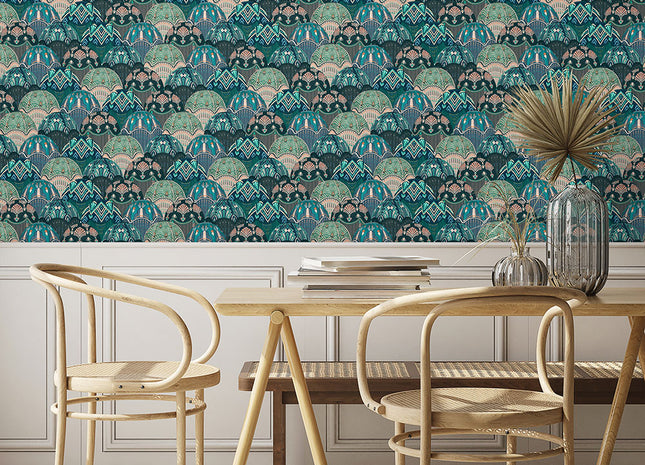 Silk Shades Teal BMHD002/09D