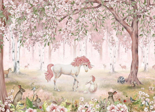 Belle Unicorn Forset Pink