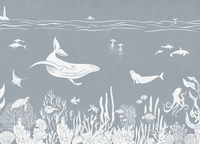 Monochrome Sea - Blue