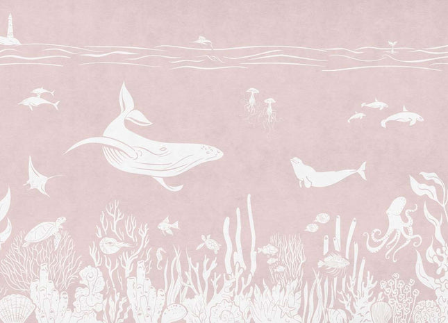 Monochrome Sea - Pink