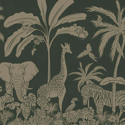 Monochrome Jungle - Green Vintage