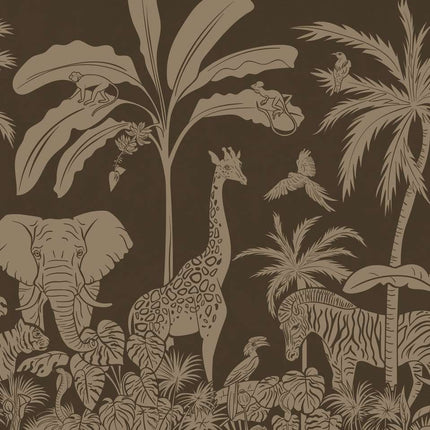 Monochrome Jungle - Brown Vintage