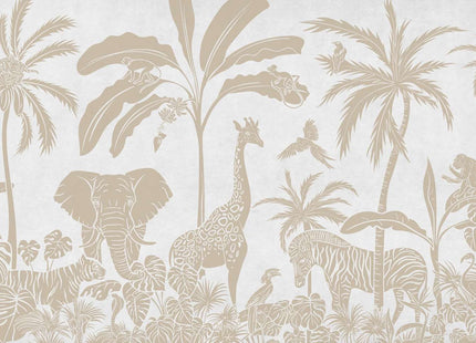 Monochrome Jungle - White Vintage