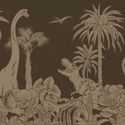 Monochrome Dino - Brown Vintage