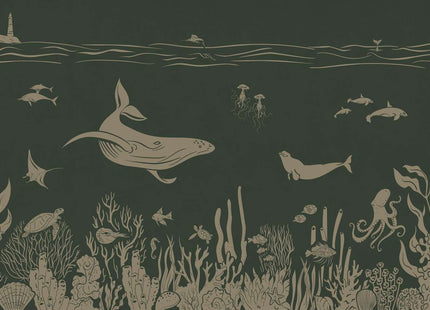 Monochrome Sea - Green Vintage