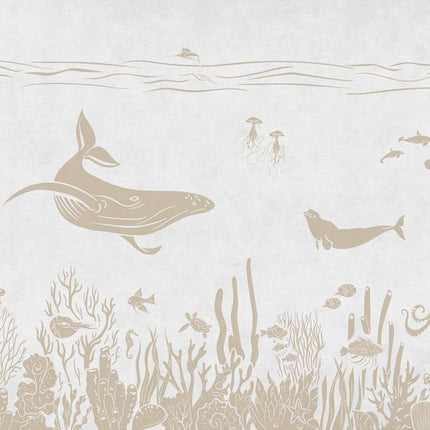 Monochrome Sea - White Vintage