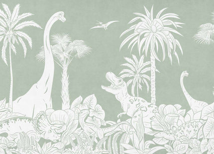 Monochrome Dino - Green